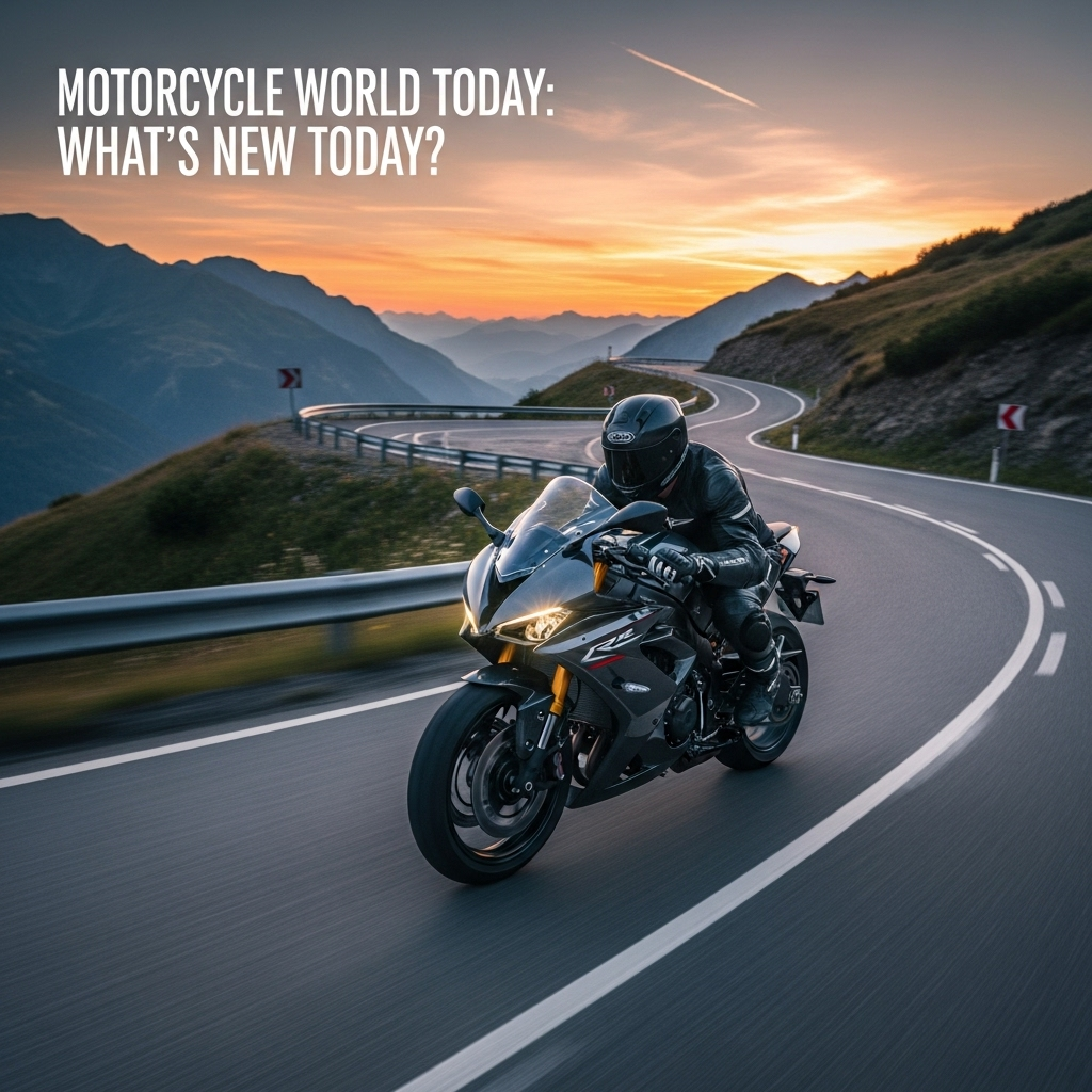 Motocyklowy świat dnia: co nowego na dziś?